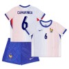 Conjunto (Camiseta+Pantalón Corto) Francia Camavinga 6 Segunda Equipación Euro 2024 - Niño